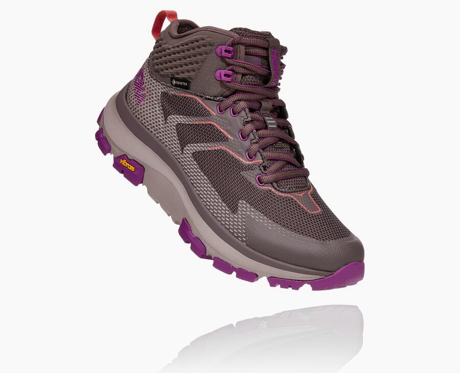 Sapatilhas Hoka One One Feminino Roxo - Toa Gore-Tex - 253-GXTCWH